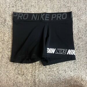 Nike Pro Women's Training Compression Shorts Black Size XL